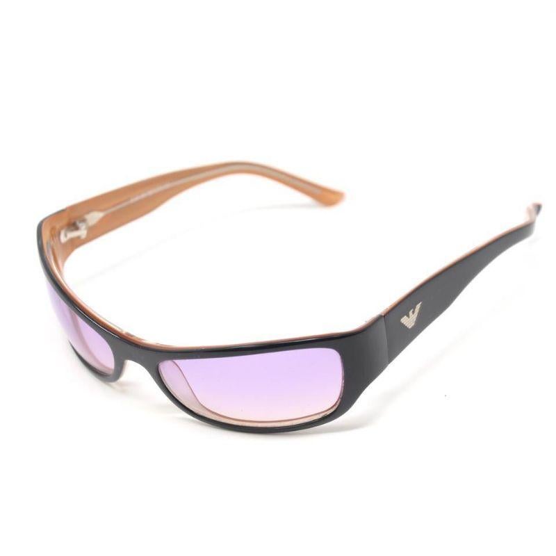 Emporio Armani Acetat Rahmen lila Gradient Tint Sport Sonnenbrillen Herren