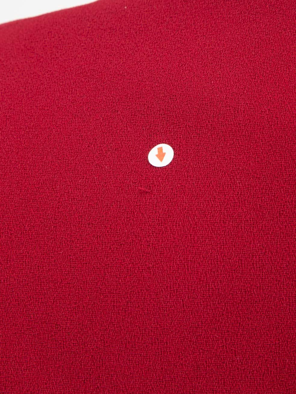 Emporio Armani Exchange - Blazer boutonné bourgogne taille XS Pour femmes en vente