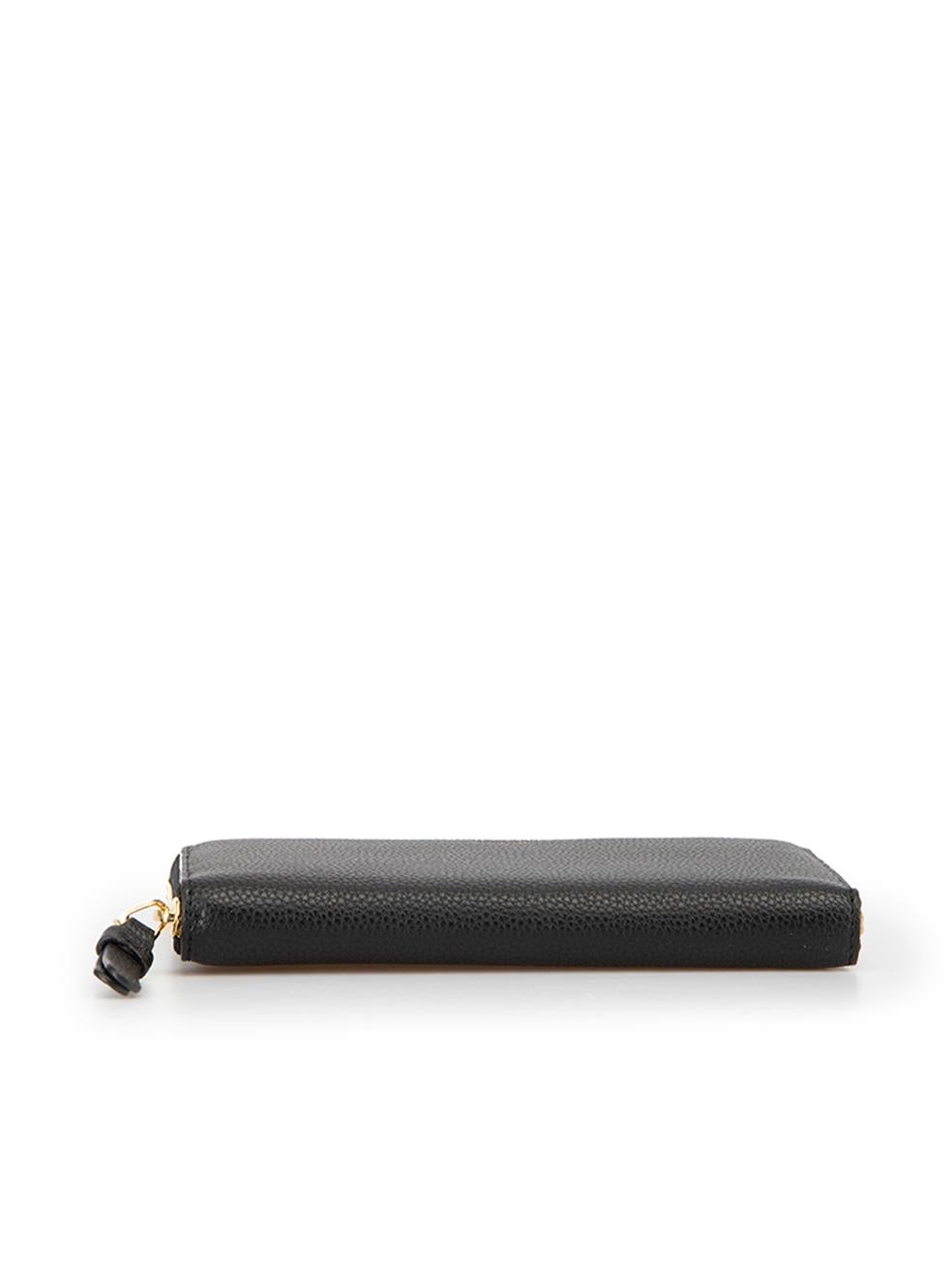 Women's Emporio Armani Black Leather Continental Wallet
