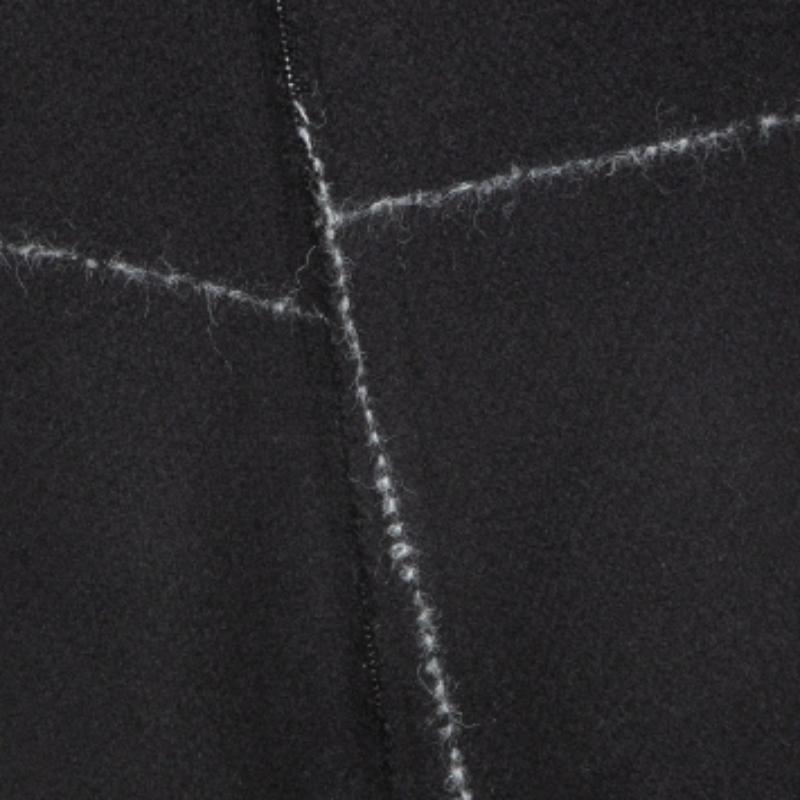 Noir Emporio ARMANI Gilet en laine et mohair à motifs noir L en vente
