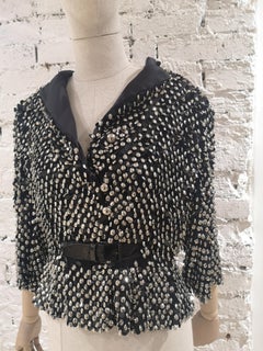Emporio Armani Black silk jacket