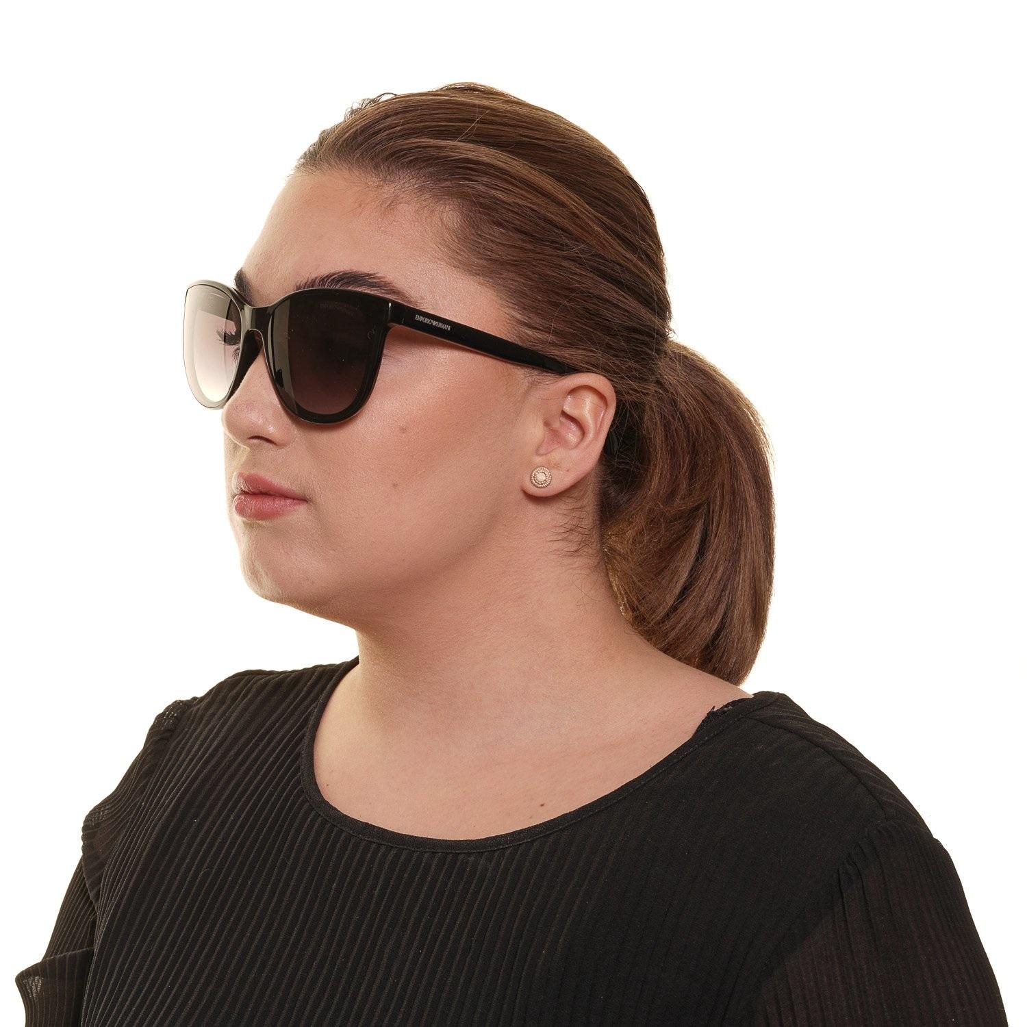 Women's Emporio Armani Black Sunglasses EA4125F 50018G 61/17 139 mm For Sale