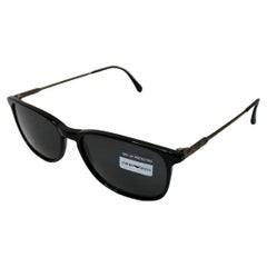 Emporio Armani Black Wayfarer Sunglasses
