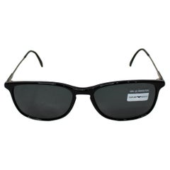 Emporio Armani Black Wayfarer Sunglasses