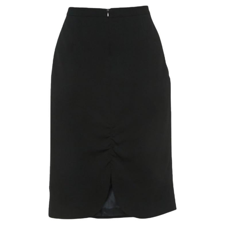 Emporio Armani Gonna a Matita in Lana Nera M in vendita