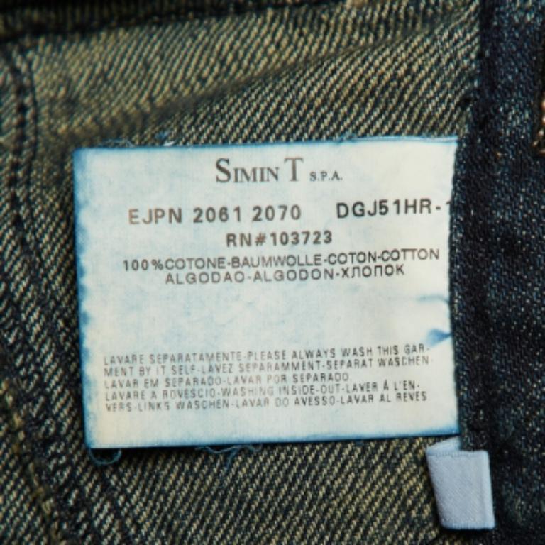 Emporio ARMANI Blue Washed Denim Jeans L Waist 31