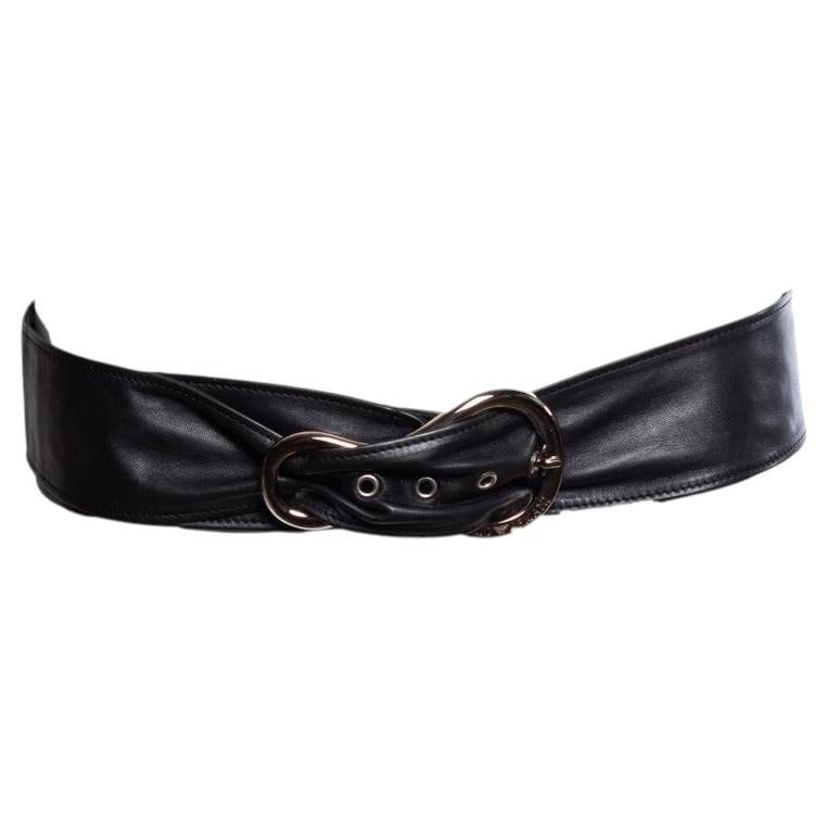 Emporio Armani, Cintura in pelle di vitello in vendita