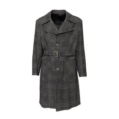 Manteau long à carreaux EMPORIO ARMANI - Années 10