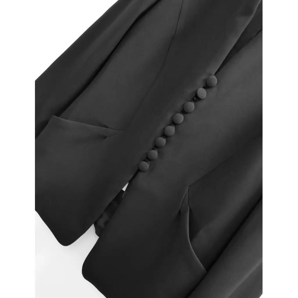 Chaqueta multibotones de inspiración ecuestre EMPORIO ARMANI Negro en venta