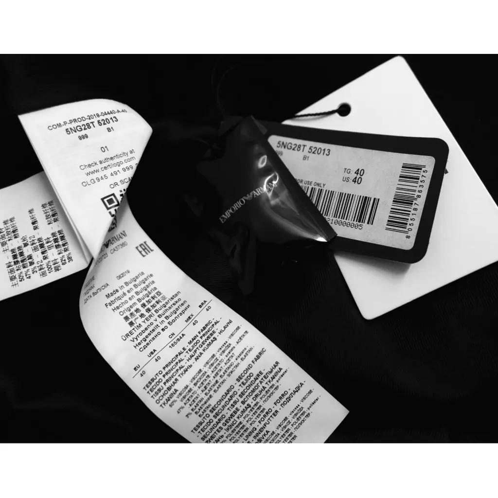 Chaqueta multibotones de inspiración ecuestre EMPORIO ARMANI en venta 1