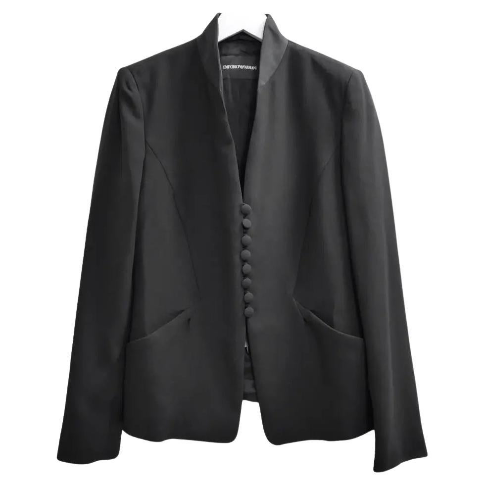 Chaqueta multibotones de inspiración ecuestre EMPORIO ARMANI en venta