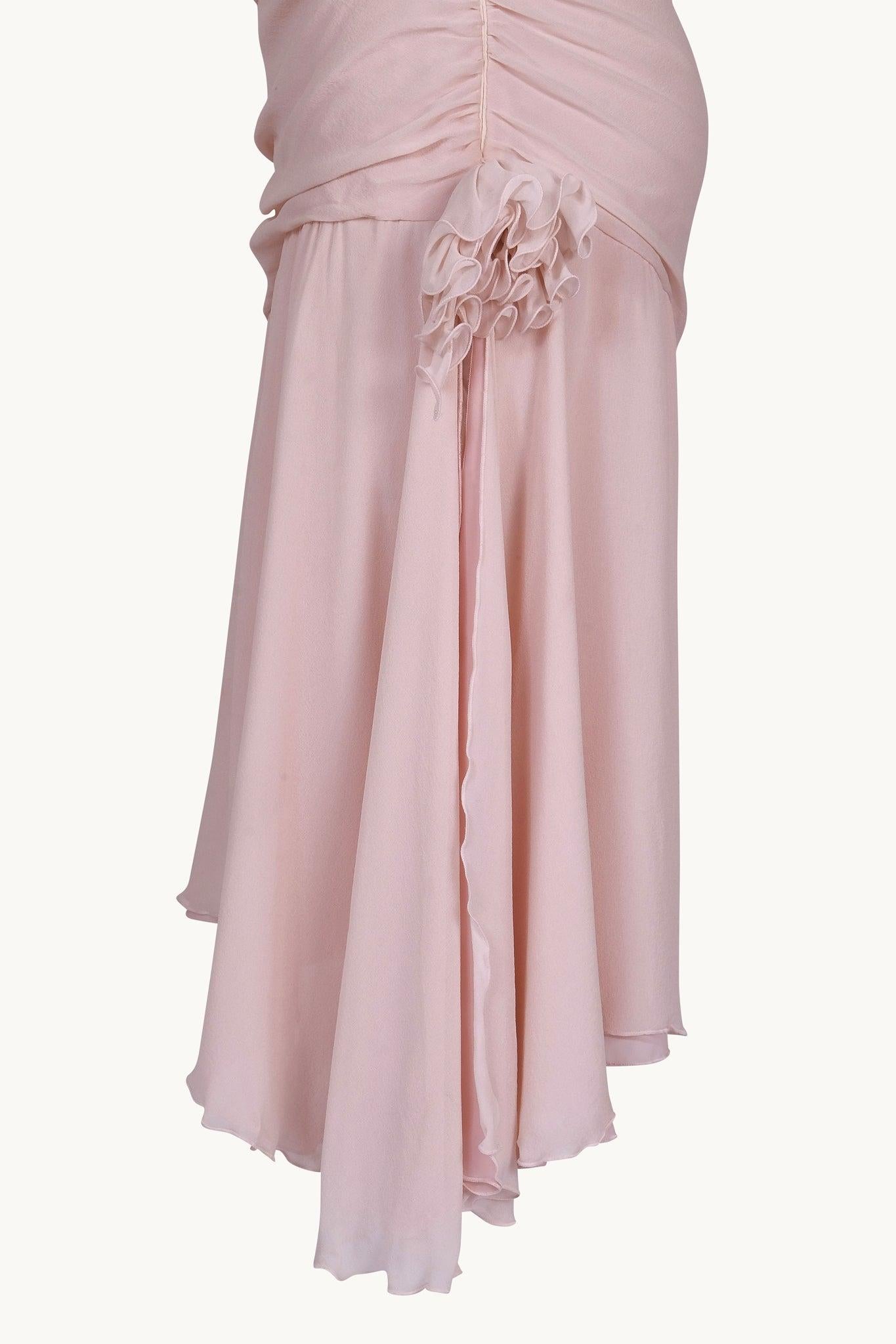 Emporio Armani Fall 2004 Pink Dress For Sale 1