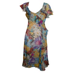 Emporio Armani Floral Silk Dress