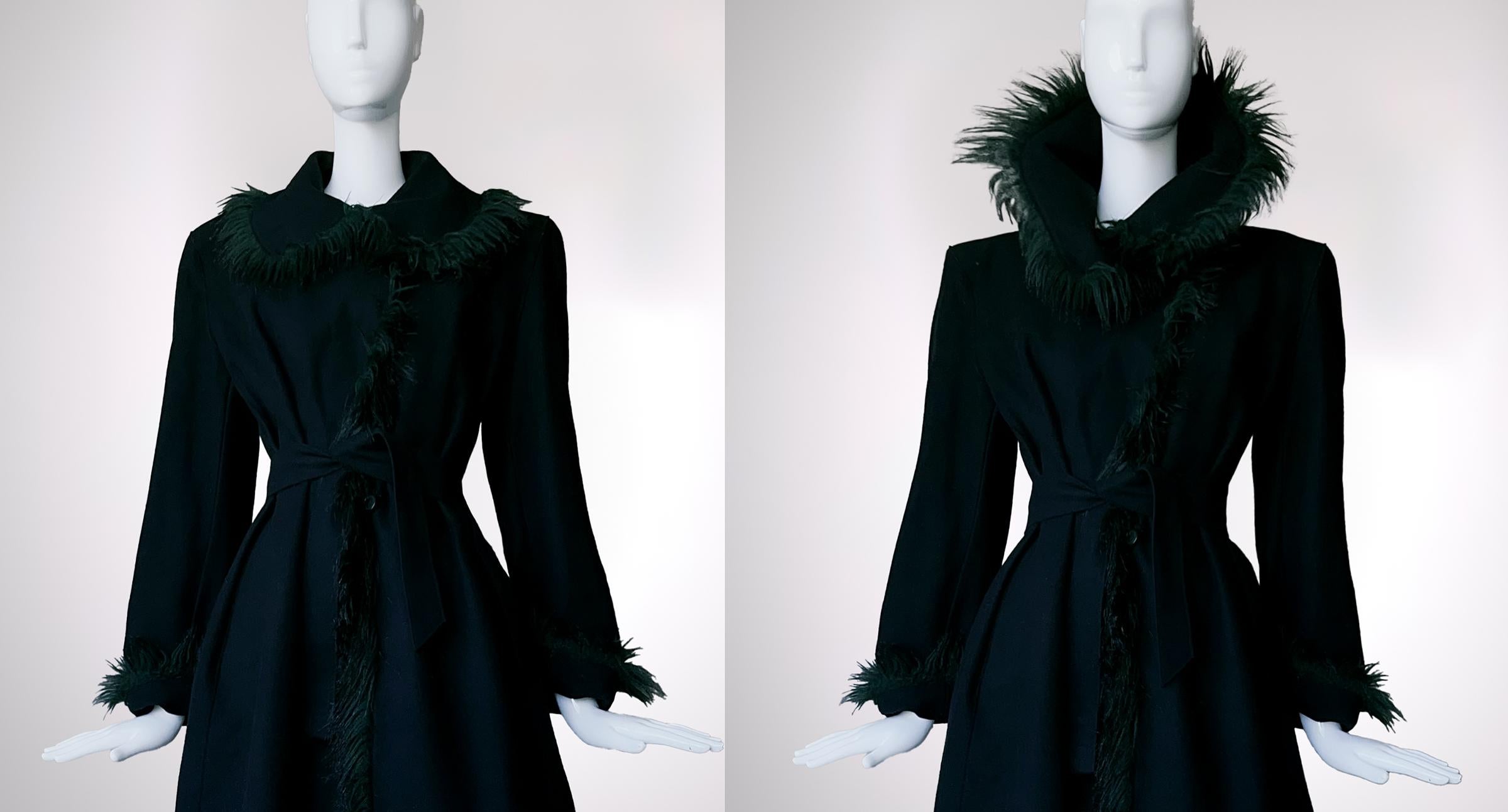 Women's EMPORIO ARMANI FW 2000 Dramatic Coat For Sale