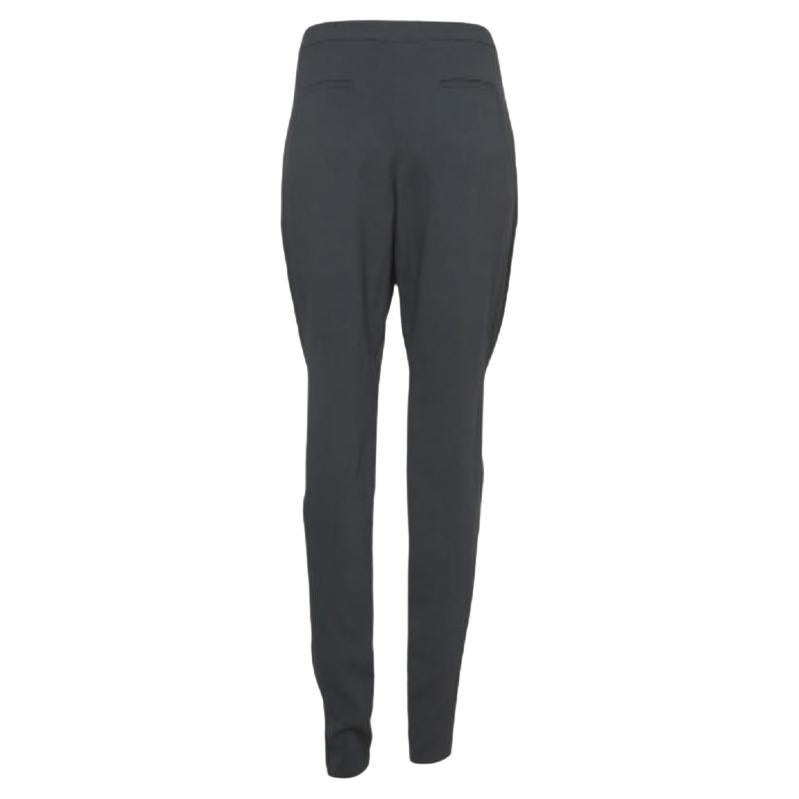 Emporio Armani Graue Hose mit Kreppeinsätzen L im Angebot