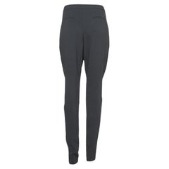 Emporio Armani Graue Hose mit Kreppeinsätzen L