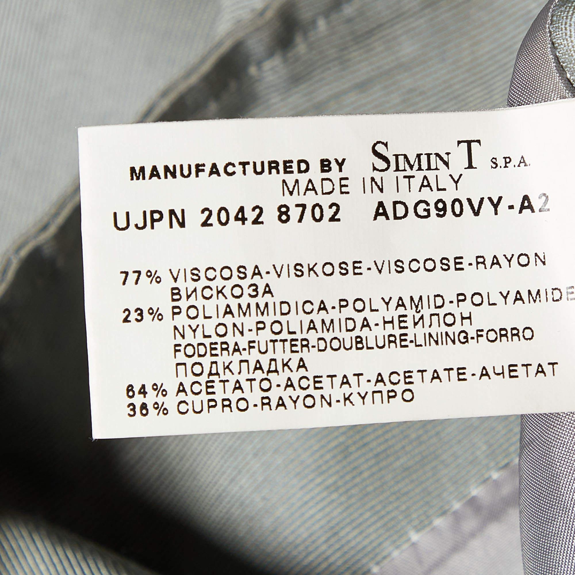 Women's Emporio Armani Grey Jacquard Maxi Skirt M For Sale