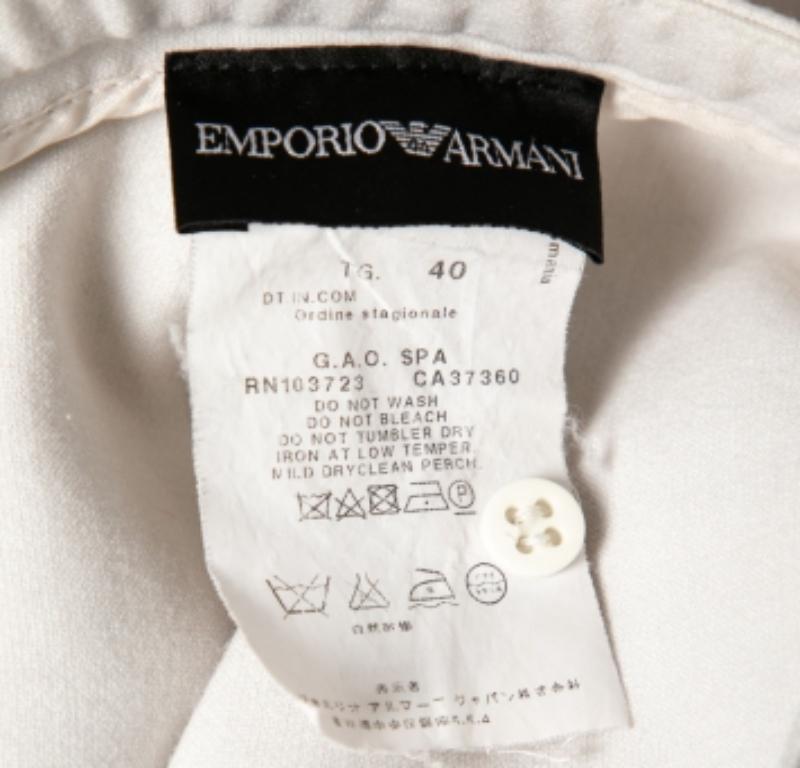 Emporio ARMANI Pantalón de Jersey Gris S en venta 1