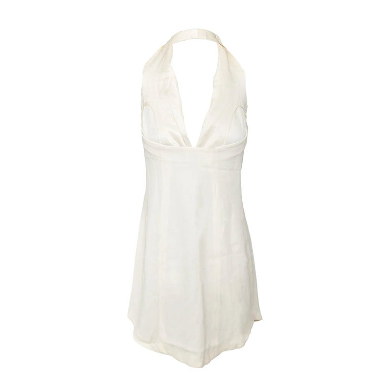 Emporio Armani Halter Mini Dress - '10s For Sale at 1stDibs