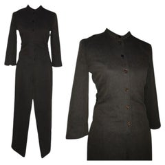 Vintage EMPORIO ARMANI linen Mao suit SS99