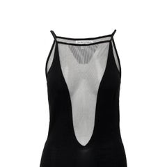 Emporio Armani Mesh Cut-out Dress - '00s