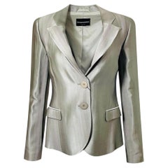 Emporio Armani Metallic gestreifter Blazer