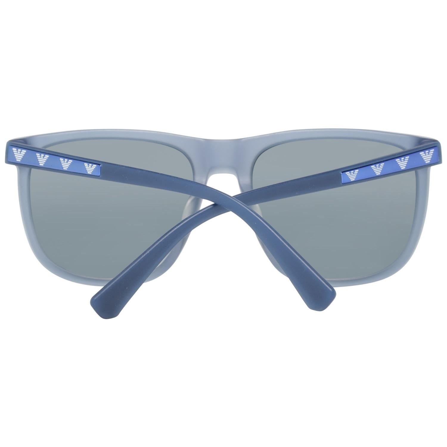 Gray Emporio Armani Mint Unisex Blue Sunglasses EA4124F 5757236G 57-12-142 mm