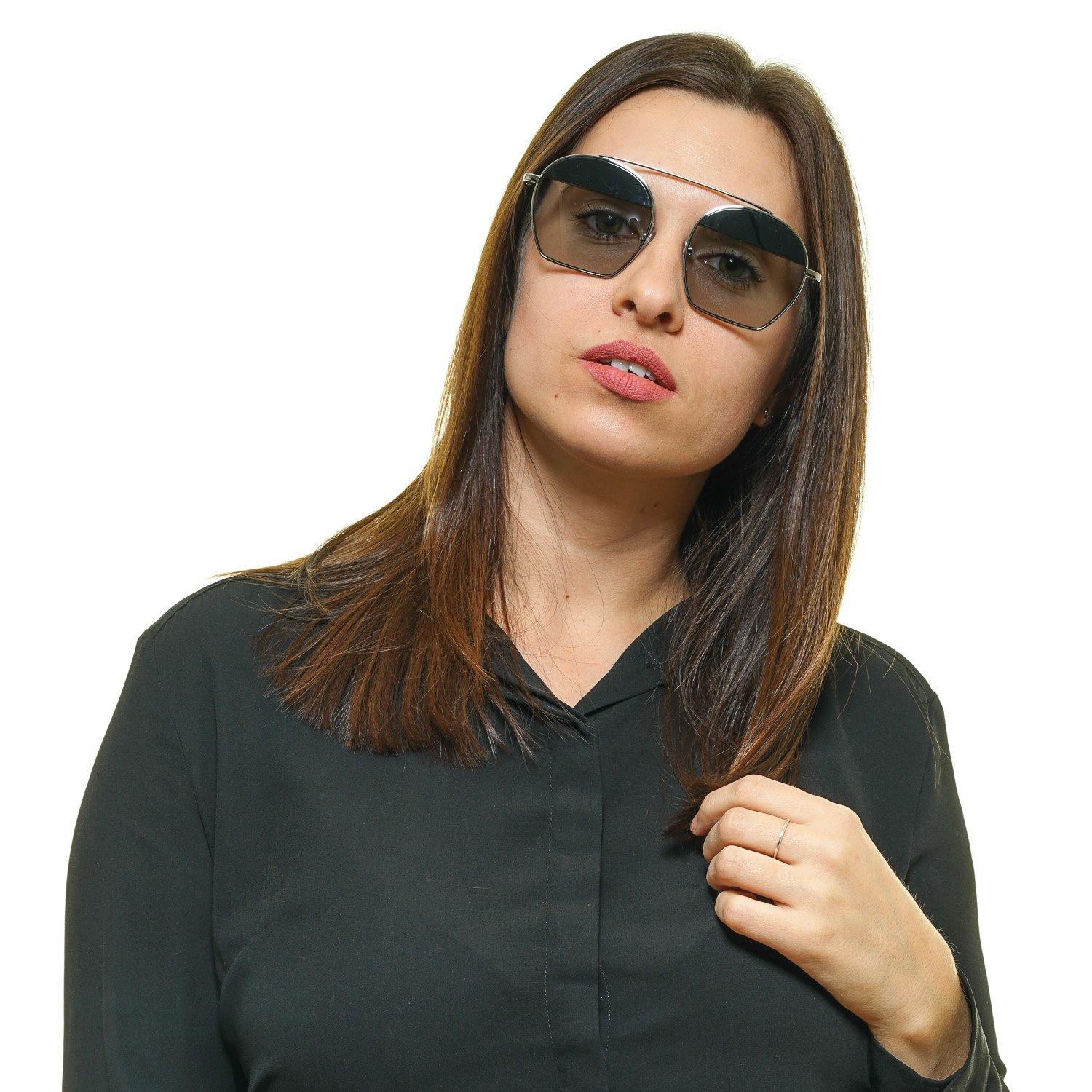Women's Emporio Armani Mint Unisex Silver Sunglasses EA2086 30156G56 56-19-143 mm
