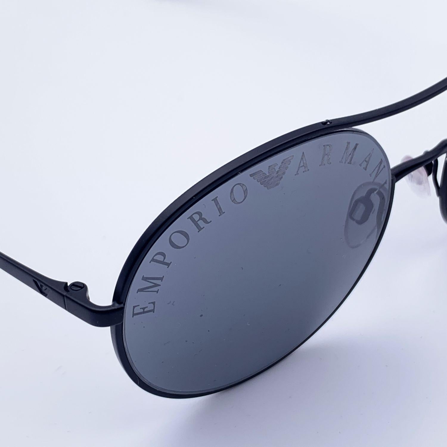 Emporio Armani Mint Women Black Sunglasses EA2081 30016G56 56-18-139 mm For Sale 1