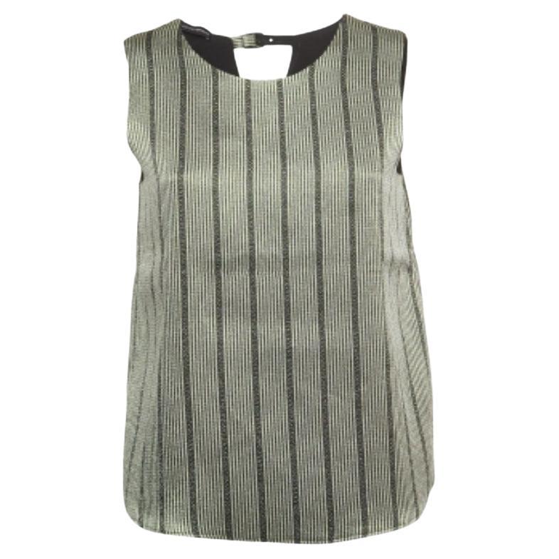 Emporio Armani Top senza maniche in maglia lurex multicolore A&M