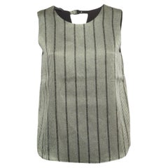 Emporio Armani Top senza maniche in maglia lurex multicolore A&M