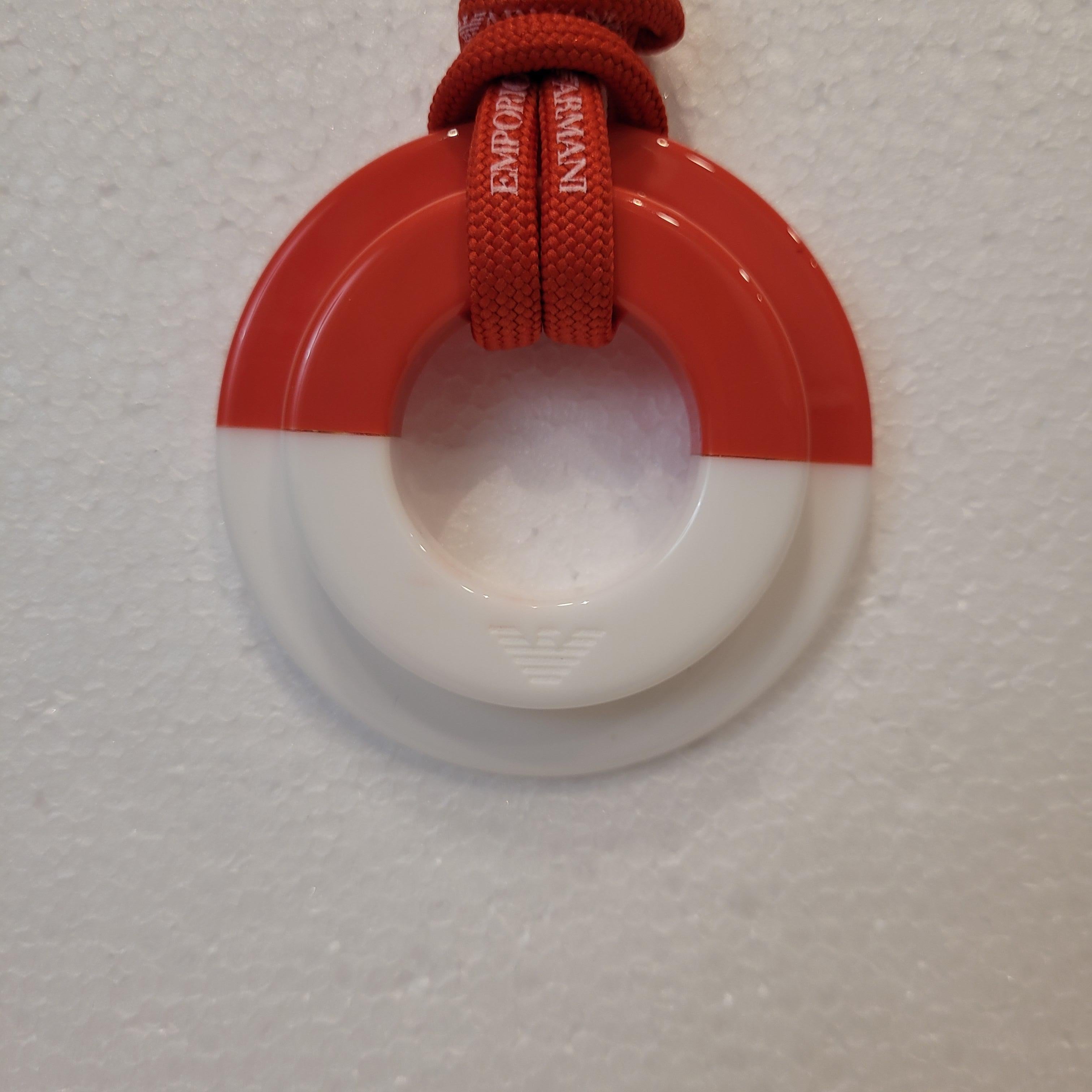 Collana Emporio Armani, rosso e bianco, Italia, anni 2010 in vendita 15