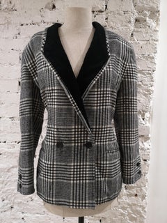 Emporio Armani pied de poule wool jacket