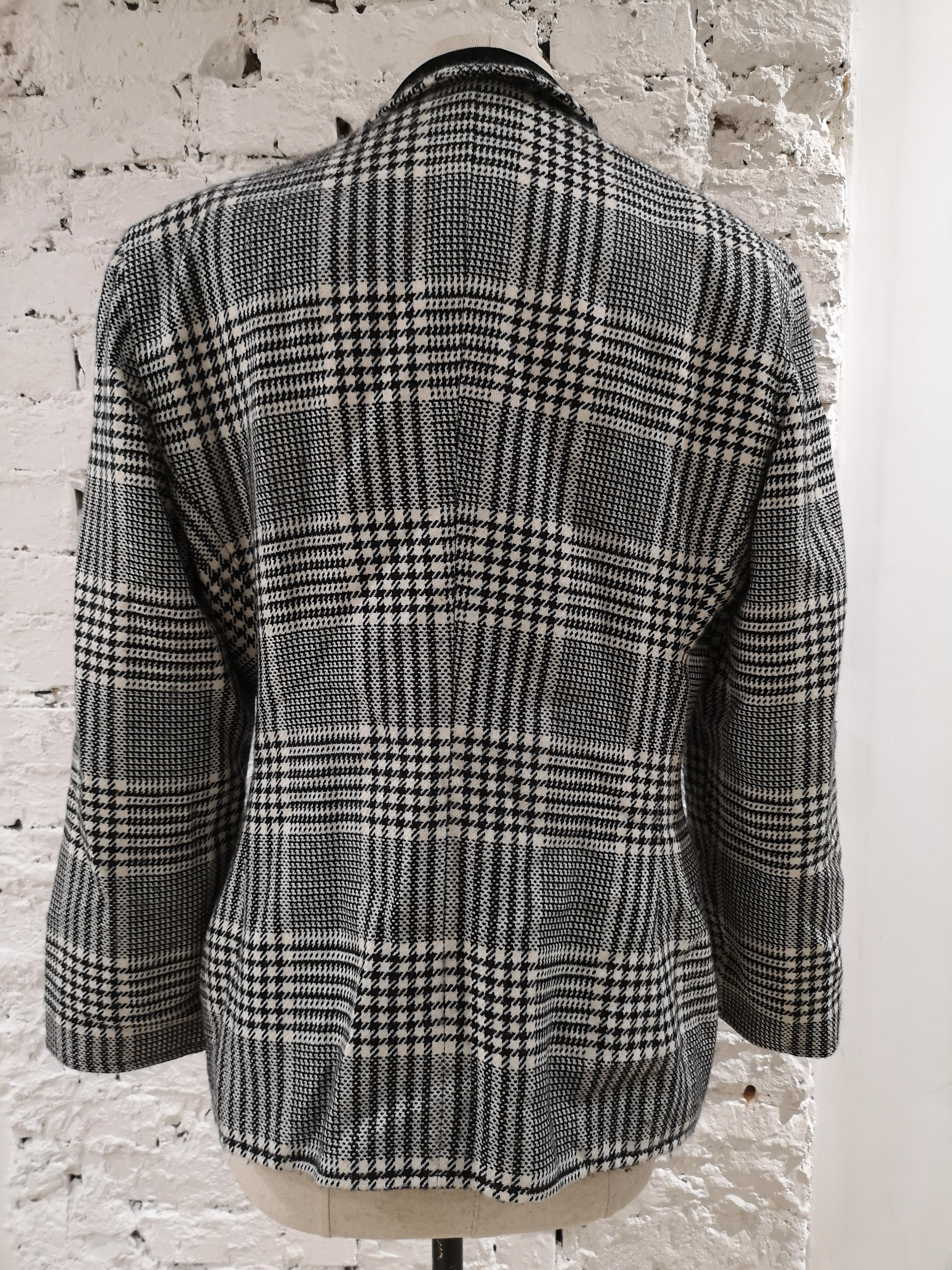 Emporio Armani pied de poule wool jacket  For Sale 3