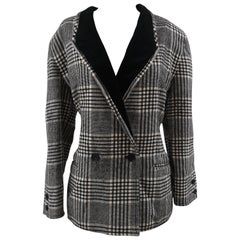Vintage Emporio Armani pied de poule wool jacket