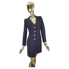 Manteau en laine Emporio ARMANI violet