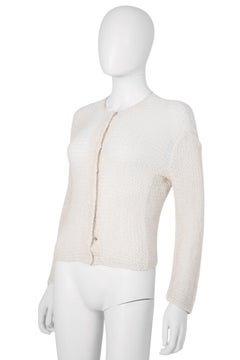 Emporio Armani S/S 2000 Semitransparent Rouched White Shirt