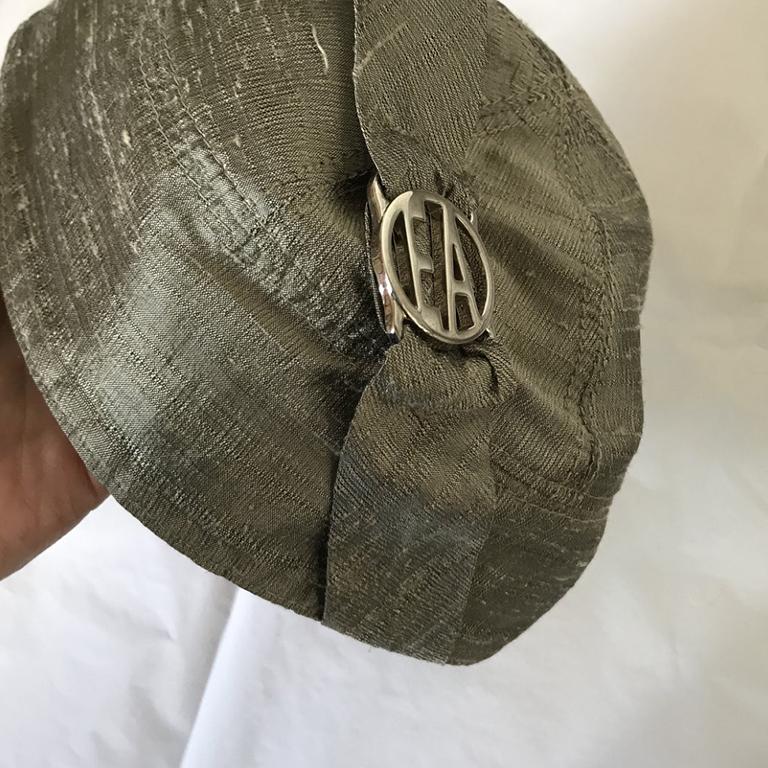 Women's or Men's Emporio Armani silver hat  For Sale
