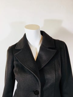 Emporio Armani Single Breasted Long Coat