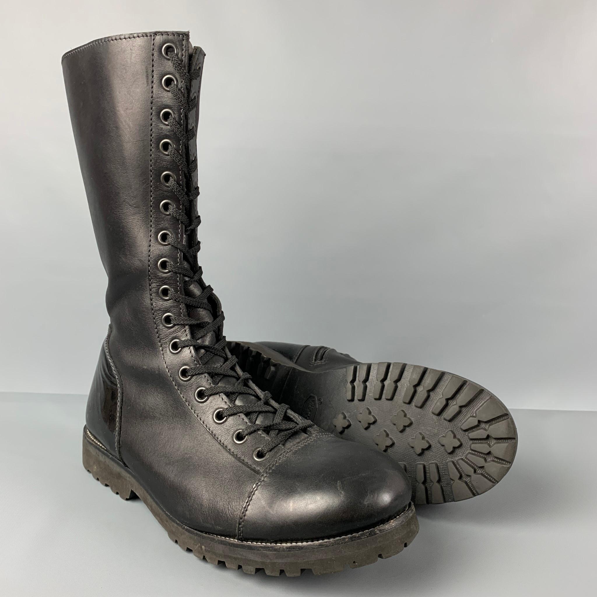 armani combat boots