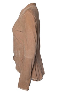 Emporio Armani, Suede jacket with pockets