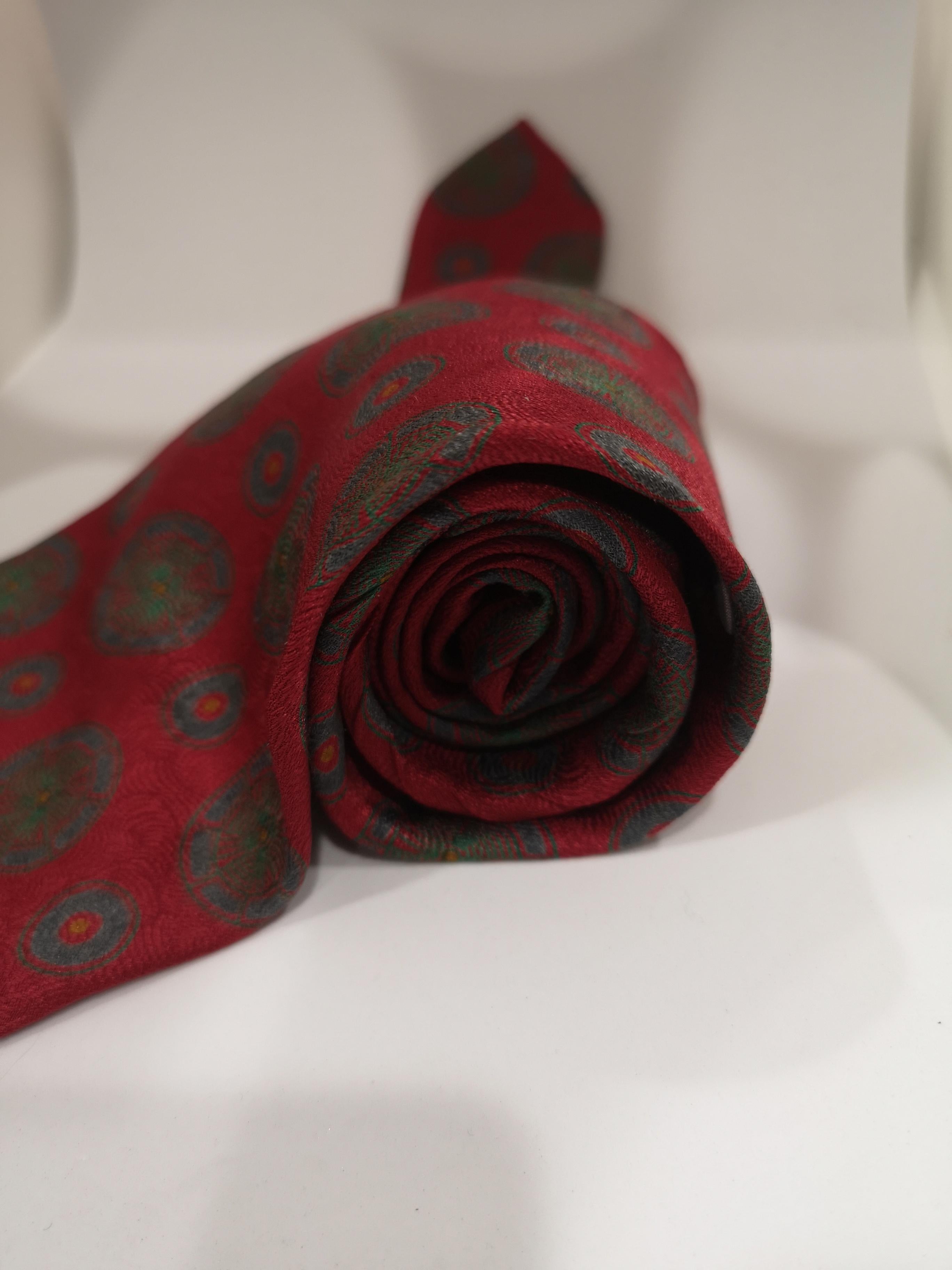 Brown Emporio Armani Vintage multicoloured tie