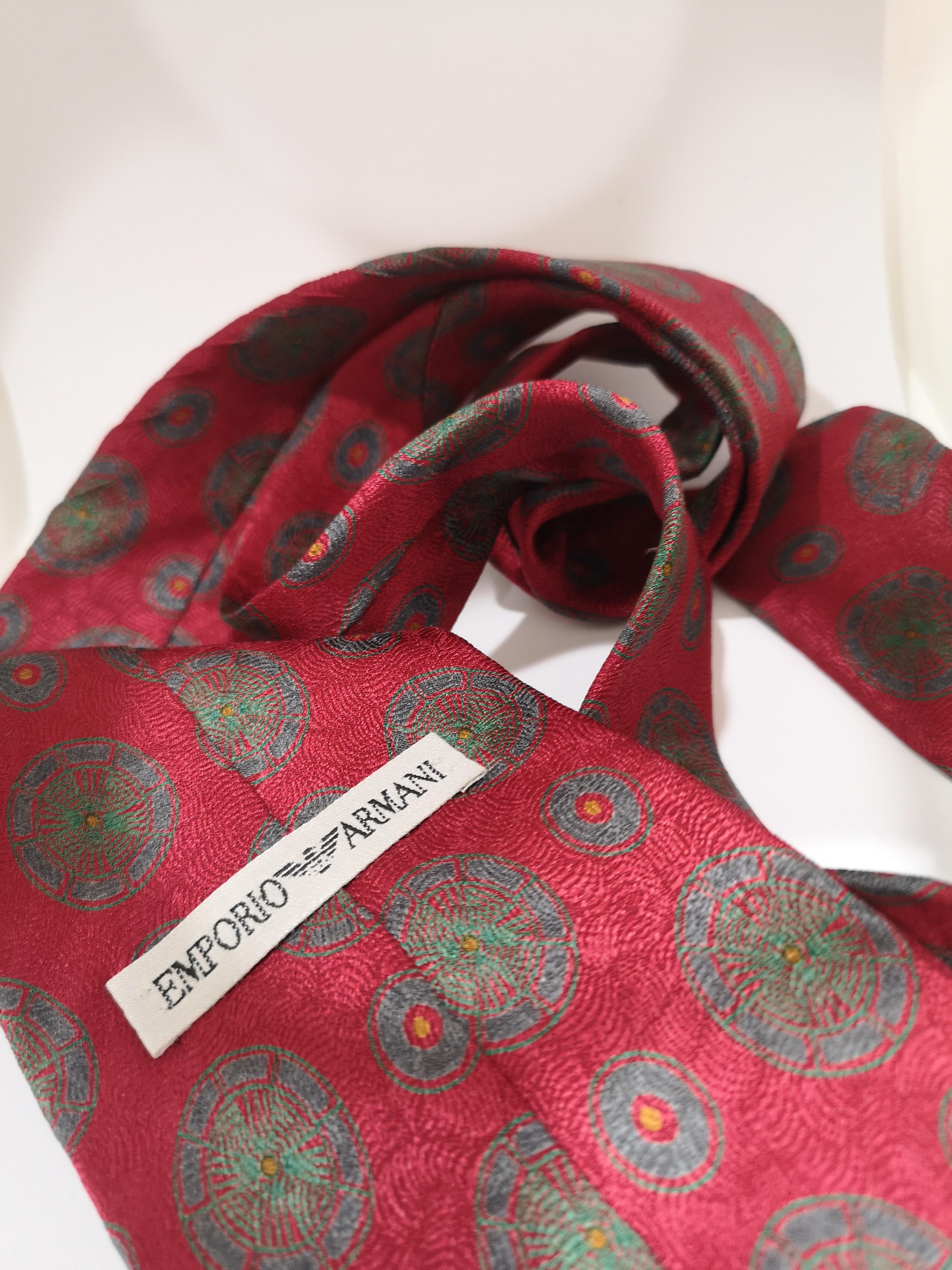 Emporio Armani Vintage multicoloured tie In Good Condition In Capri, IT