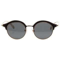 Emporio Armani Damen-Sonnenbrille mit schwarzer Emaille-Besatz