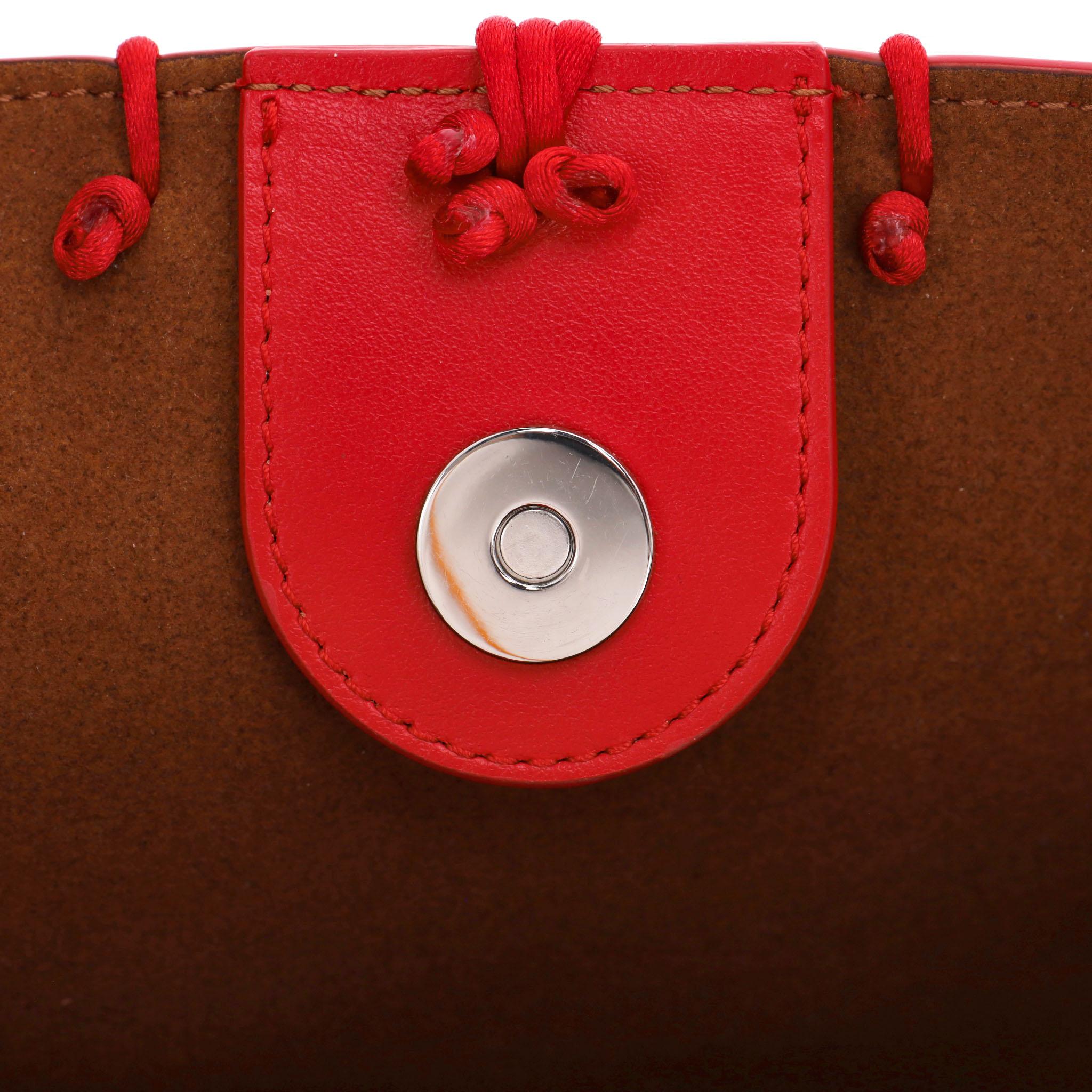 Borsa Emporio Armani con tracolla in pelle intrecciata in vendita 4