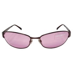 Emporio Armani Y2K Lila getönte Lens-Sonnenbrille