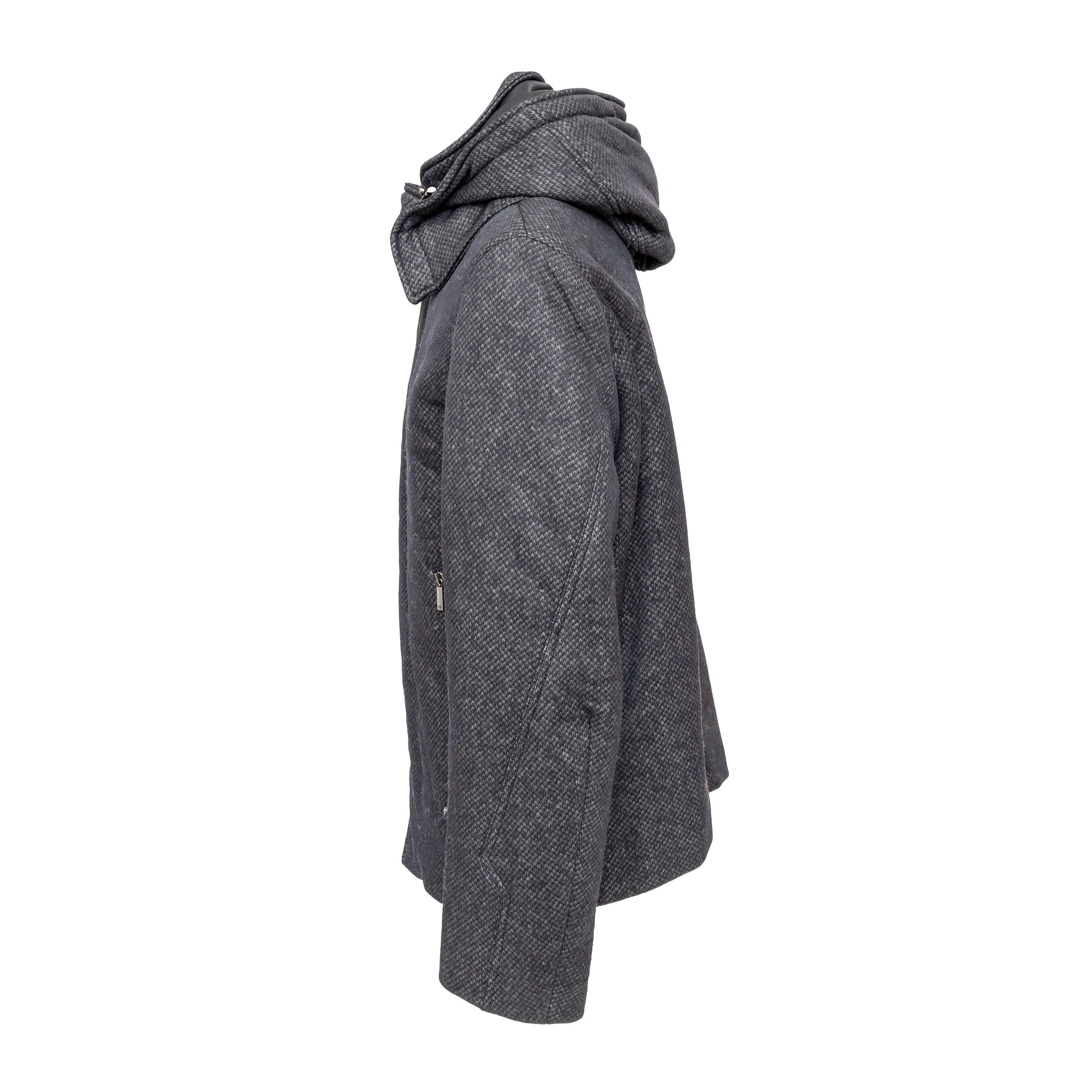 Noir Emporio Armani - Veste à fermeture éclair - années 10 en vente