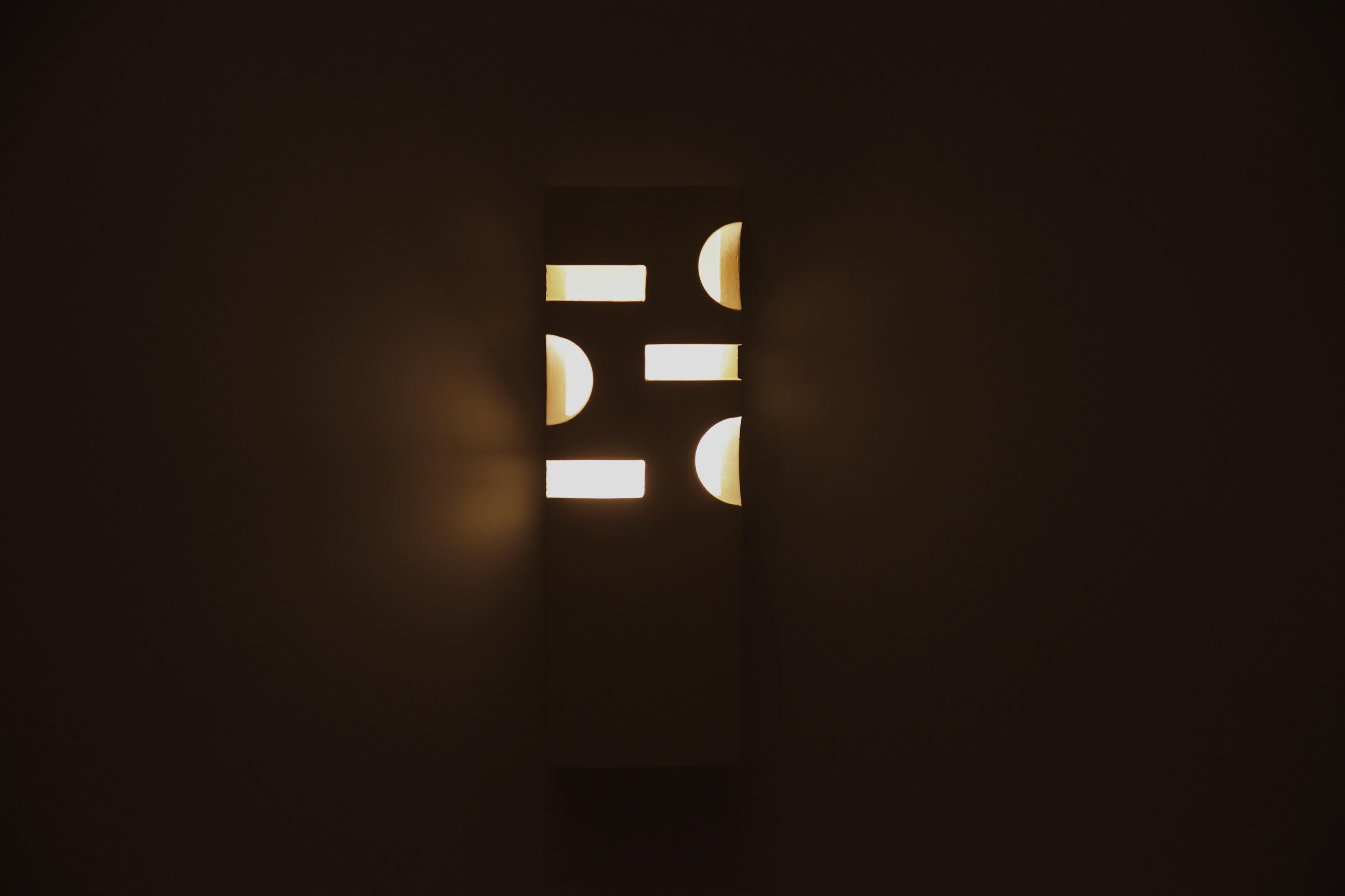 Contemporary Empreinte Wall Sconce by Lea Ginac For Sale
