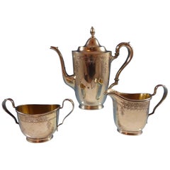 Empress Eugenie by International Sterling Silver Demitasse Set 3-Piece