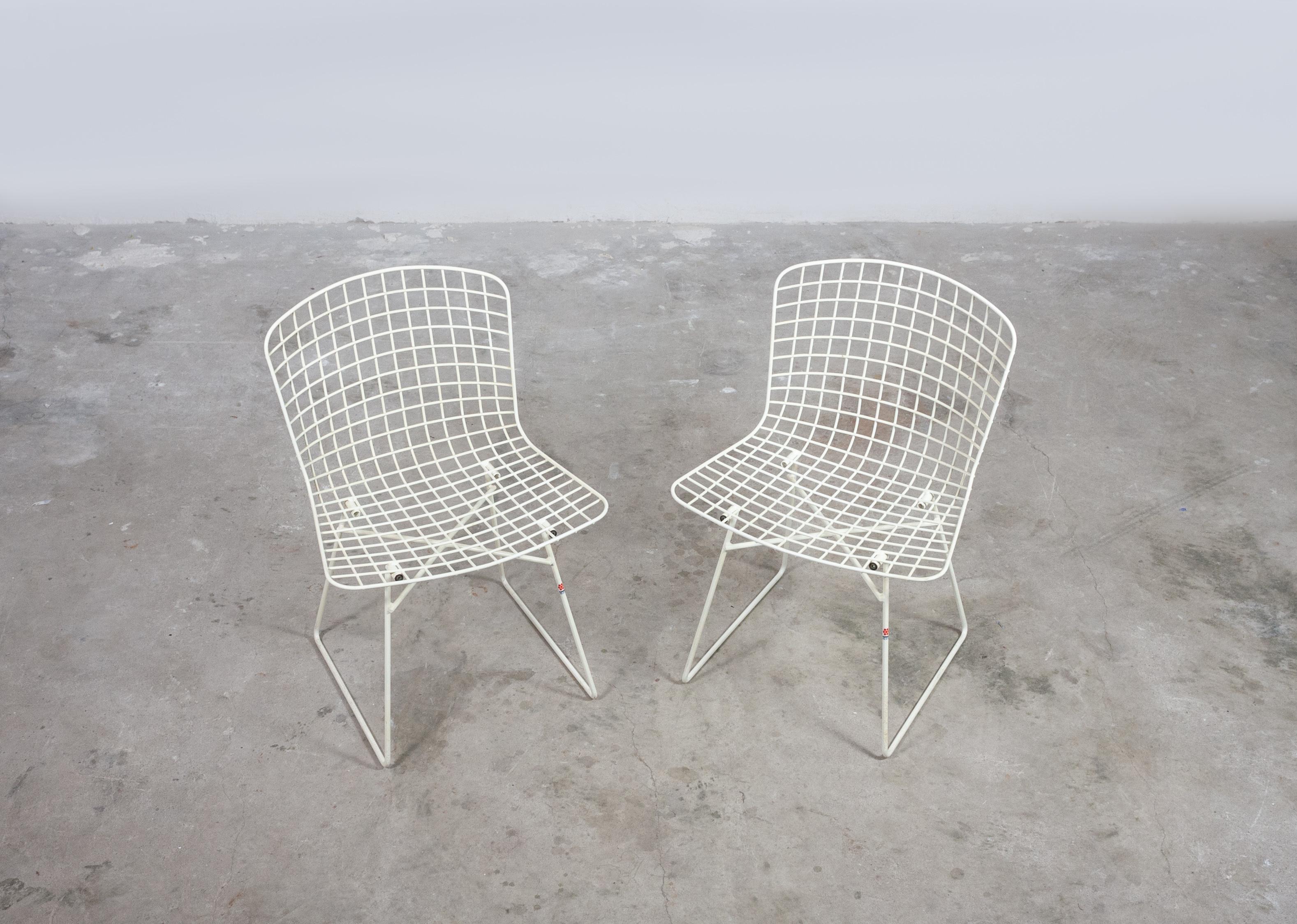 Emu Italy Two Metal Wire Chairs 2